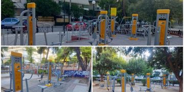 Υπαίθρια όργανα γυμναστικής σε 3 ακόμα πάρκα και πλατείες του Δήμου Ηρακλείου