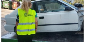 Συνεχίζεται η περισυλλογή εγκαταλελειμμένων οχημάτων από το οδικό δίκτυο των Βριλησσίων