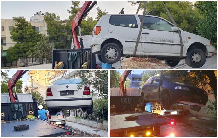 Νέα επιχείρηση «σκούπα» περισυλλογής εγκαταλελειμμένων οχημάτων