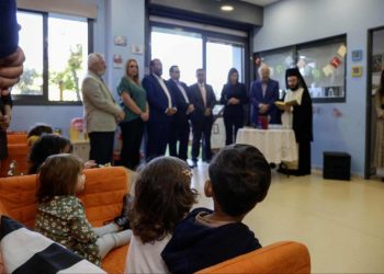 Αγιασμός στον Παιδικό Σταθμό του Δήμου Αμαρουσίου εντός του Υπουργείου Παιδείας