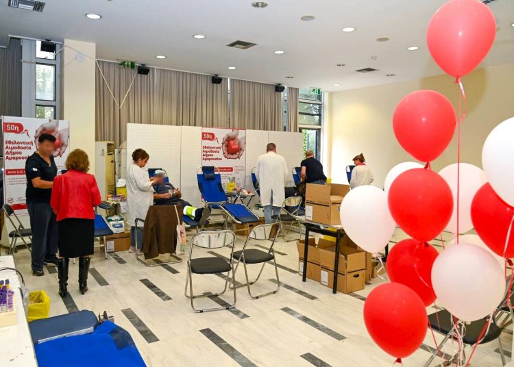Άλλες 212 μονάδες στην Τράπεζα Αίματος του Δήμου Αμαρουσίου μετά την 50η Εθελοντική Αιμοδοσία