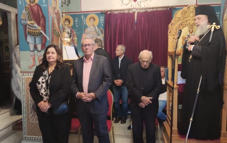 Εγκαινιάστηκε ο Ιερός Ναός Αγίου Γεωργίου του Χιοπολίτου