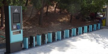 Τοποθετήθηκαν οι σταθμοί ηλεκτρικών ποδηλάτων στη Νέα Ιωνία