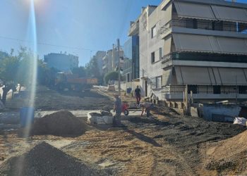 Επίσκεψη Στρ. Σαραούδα στις εργασίες διάνοιξης της οδού Σωκράτους