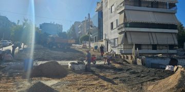 Επίσκεψη Στρ. Σαραούδα στις εργασίες διάνοιξης της οδού Σωκράτους