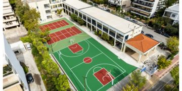 Νέα μορφή πήραν τα προαύλια σε τρία σχολεία της πόλης