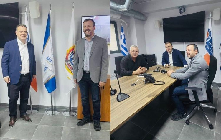 Συνάντηση του δημάρχου Παλλήνης με τον αντιπεριφερειάρχη Αττικής - Στο τραπέζι η Πολιτική Προστασία