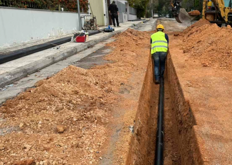 Στο τελικό στάδιο υλοποίησης το έργο αναβάθμισης του δικτύου ύδρευσης