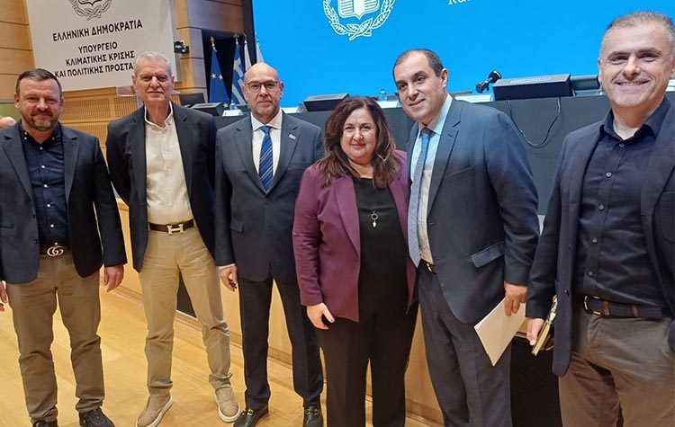 Στο Υπουργείο Κλιματικής Κρίσης η δήμαρχος για τον συντονισμό της Πολιτικής Προστασίας
