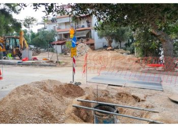 Συνεχίζονται τα έργα ομβρίων στην ΑΣΠΑΙΤΕ (επί οδού Δανάης) στο Μαρούσι