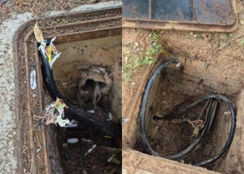 Ακόμα μια κλοπή καλωδίων στην πλατεία Αγίου Γεωργίου