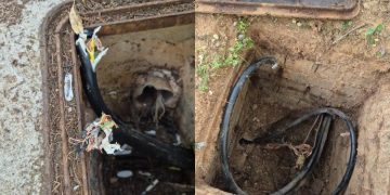 Ακόμα μια κλοπή καλωδίων στην πλατεία Αγίου Γεωργίου