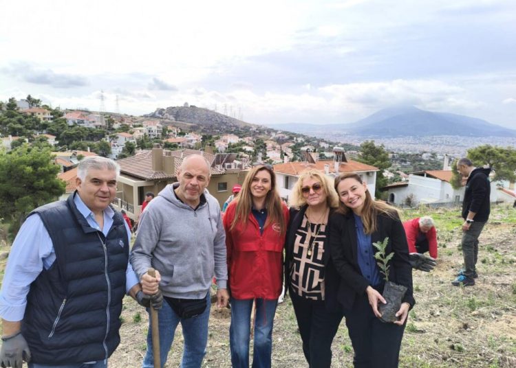 Πραγματοποιήθηκε δράση αναδάσωσης στη Νέα Πεντέλη με τη συμμετοχή του Δήμου Πεντέλης