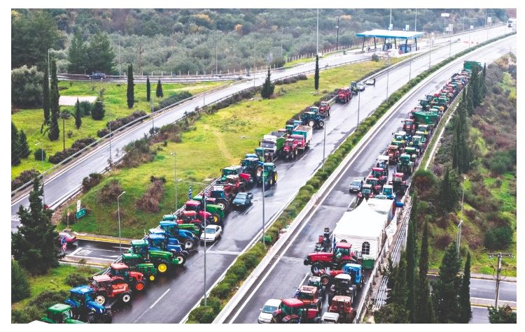 Κάλαντα… στα μπλόκα