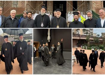 Επίσκεψη του Αρχιεπισκόπου Αμερικής Ελπιδοφόρου στο «Ιωνικό Κέντρο»