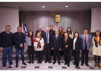 Αντιπροσωπεία της πόλης Γουχάν της Κίνας υποδέχτηκε ο δήμαρχος Αμαρουσίου Θεόδωρος Αμπατζόγλου