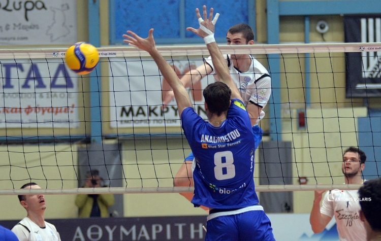 Volley League: Ήττα για την Κηφισιά στη Σύρο