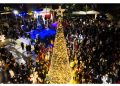 Φωταγωγήθηκε το Χριστουγεννιάτικο δέντρο των Βριλησσίων