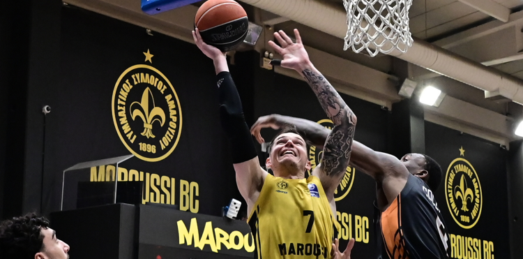 BASKET LEAGUE: Επιστροφή στις νίκες για το Μαρούσι που υπέταξε τον Προμηθέα Πάτρας