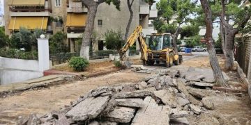 Παρεμβάσεις ανάπλασης στην οδό Αγαμέμνωνος στο Ηράκλειο