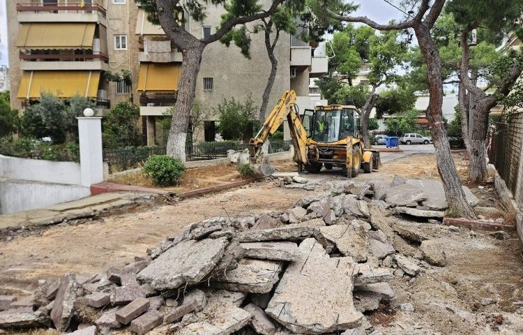 Παρεμβάσεις ανάπλασης στην οδό Αγαμέμνωνος στο Ηράκλειο