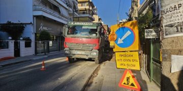 Από την οδό Κασταμονής ξεκίνησαν τα έργα ανάπλασης των πεζοδρομίων