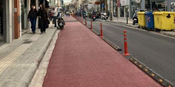 Από την ανάπλαση της οδού Αγίας Παρασκευής στο Χαλάνδρι