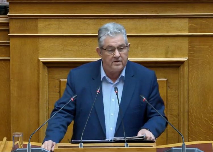 Δημήτρης Κουτσούμπας: «Η “Ενεργή Μάχη” δεν προστατεύει από φυσικές καταστροφές, προετοιμάζει το κράτος για τις ανάγκες του πολέμου»