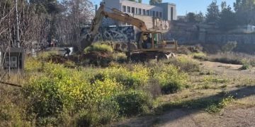 Εργασίες στον υπόγειο χώρο στάθμευσης