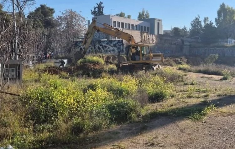 Εργασίες στον υπόγειο χώρο στάθμευσης