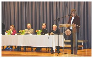 Στην παρουσίαση του βιβλίου της Δρ. Πέγκης Φαράντου: «Η ΕΥΘΥΝΗ ΤΗΣ ΣΚΥΤΑΛΗΣ»