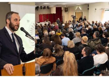 Στην ασφυκτικά γεμάτη αίθουσα «Μουσών» του Πνευματικού Κέντρου Βριλησσίων πραγματοποιήθηκε την Κυριακή 8 Φεβρουαρίου ο απολογισμός δράσεων του Δήμου Βριλησσίων για το έτος 2025 και η κοπή της πίτας.