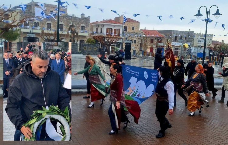 Παρουσία Γιάννη Αϊβάζη στις εκδηλώσεις για την έναρξη του αγώνα από τη Μάνη