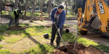 Δεντροφύτευση στο Άλσος «Α. Παπανδρέου» στον Χολαργό