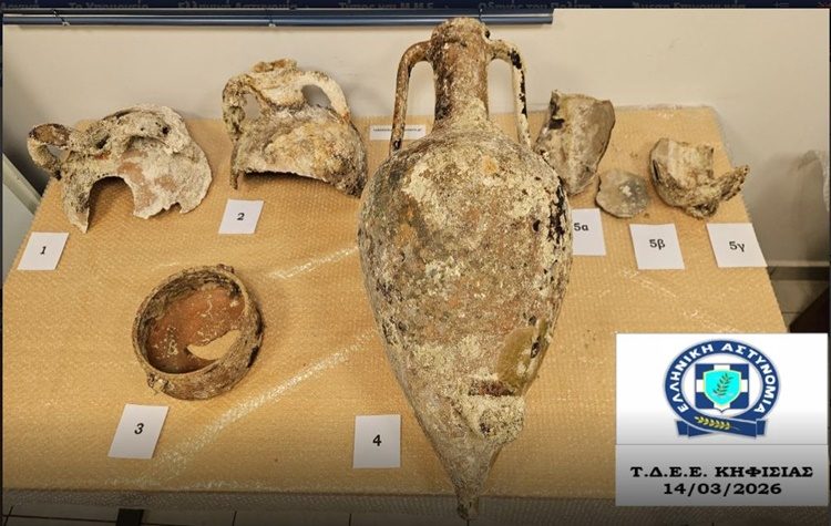 Τα ευρήματα της ΕΛ.ΑΣ.