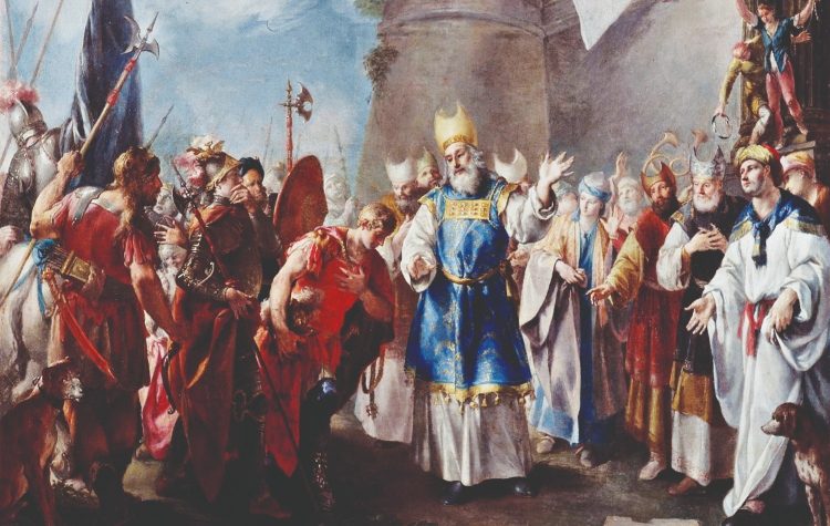 Ο Μέγας Αλέξανδρος στα Ιεροσόλυμα - Οὐ τοῦτον, προσεκύνησα, τὸν δὲ θεόν, οὗ τὴν ἀρχιερωσύνην οὗτος τετίμηται