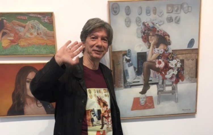 Εικόνα από προηγούμενη έκθεση του Μίλτου Κοτσώνη, στη γκαλερί «Χρυσόθεμις»