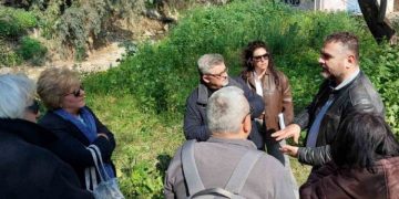 Περιοδεία Γ. Πρωτούλη στην συνοικία Απομάχων