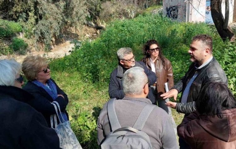 Περιοδεία Γ. Πρωτούλη στην συνοικία Απομάχων