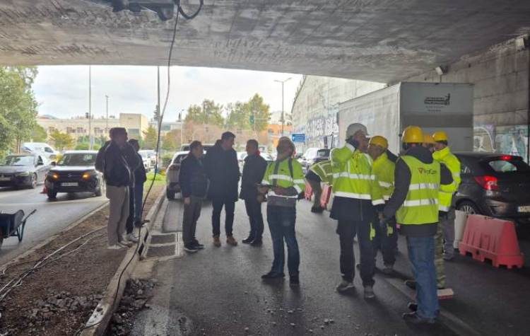 Ενημέρωση για την πορεία των εργασιών στη σήραγγα Εθνικής Αντιστάσεως