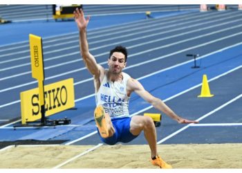 Παγκόσμιο Κλειστού Στίβου:  Ο Μίλτος Τεντόγλου στην έκτη θέση στον τελικό του μήκους