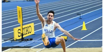 Παγκόσμιο Κλειστού Στίβου:  Ο Μίλτος Τεντόγλου στην έκτη θέση στον τελικό του μήκους