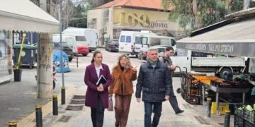 Επίσκεψη της Μαργαρίτας Βάρσου με επίκεντρο τα έργα στη Ν. Ιωνία