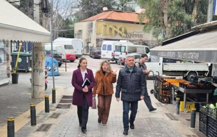 Επίσκεψη της Μαργαρίτας Βάρσου με επίκεντρο τα έργα στη Ν. Ιωνία