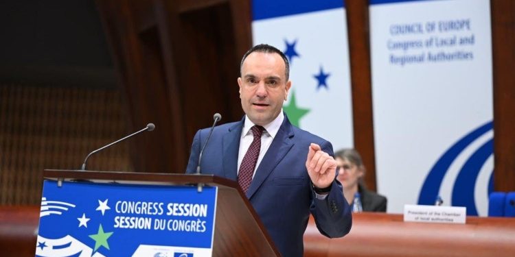 Πρόεδρος των Τοπικών Αρχών του Συμβουλίου της Ευρώπης το μέλος της ΚΕΔΕ Κωνσταντίνος Κουκάς