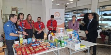 3ο Σύστημα Αεροπροσκόπων Αμαρουσίου: Προσφορά ειδών πρώτης ανάγκης στο Κοινωνικό Παντοπωλείο