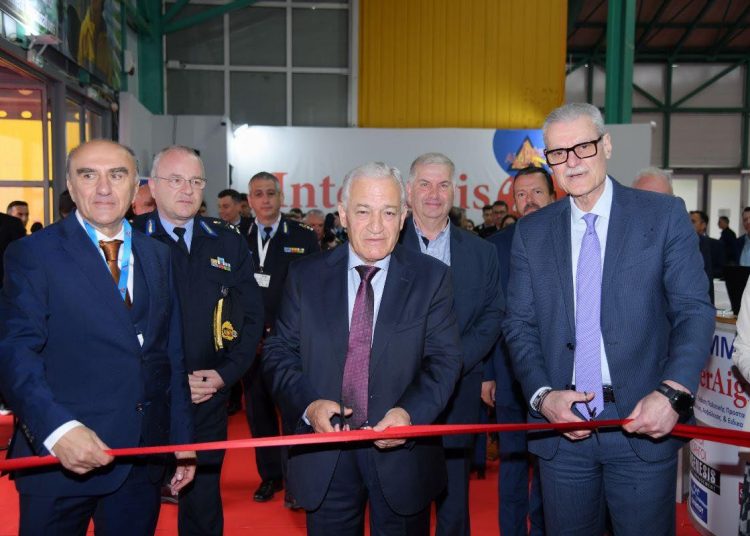 Την 3η Διεθνή Έκθεση Πολιτικής Προστασίας «InterAigis» εγκαινίασε ο πρόεδρος της ΚΕΔΕ Λάζαρος Κυρίζογλου
