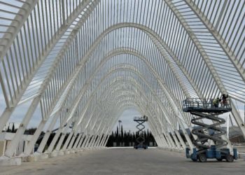 OAKA: Ολοκληρώνονται οι εργασίες στις μεταλλικές κατασκευές, συνεχίζονται εντατικά στις υπόλοιπες εγκαταστάσεις