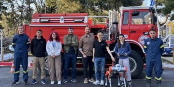 Εκάλη 2000: Δοκιμή ρομποτικού συστήματος πυρόσβεσης