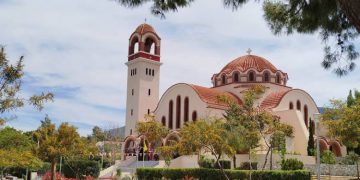 Άποψη του Ιερού Ναού Αγίου Γεωργίου Παπάγου